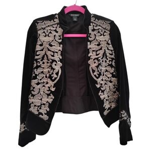 White House Black Market Velvet Blazer